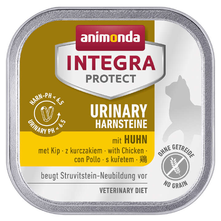 animonda Katzen-Nassfutter INTEGRA Urinary Struvit Adult mit Huhn